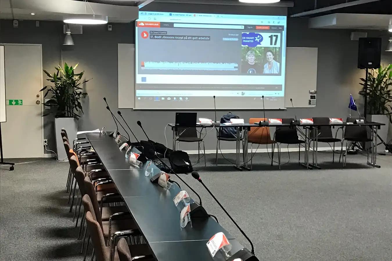 Hybridlösning för hörsal och aula