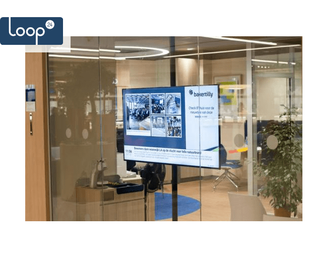 Molnbaserad digital signage mjukvara, loopsign24.