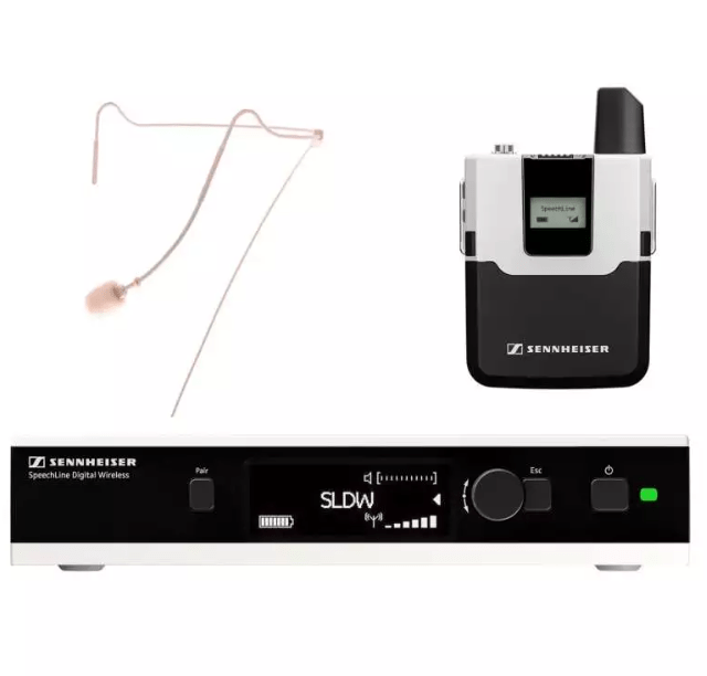 Sennheiser komplett med sändare, mottagare och headset