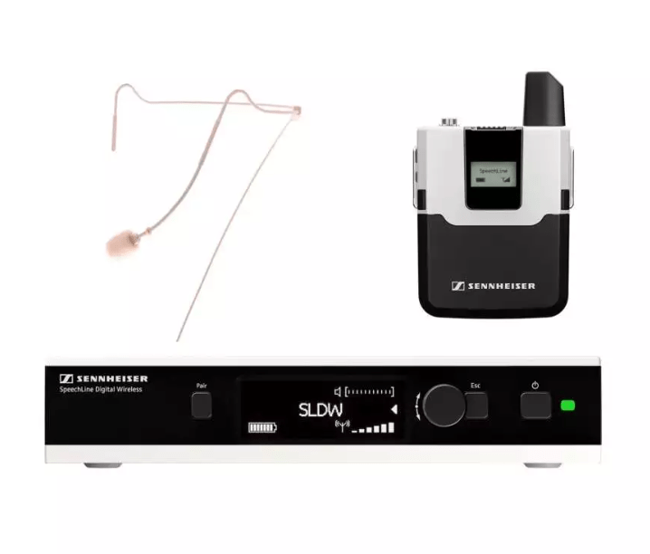 Sennheiser komplett med sändare, mottagare och headset